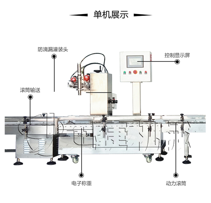 半自動(dòng)稱重式潤(rùn)滑油灌裝機(jī)